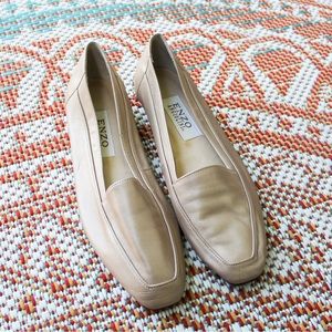 Classy Enzo Gold Shimmer Flats